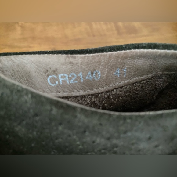 Crime London Green Leather Distressed Studded High Top Sneakers 41/11 - Picture 8 of 14